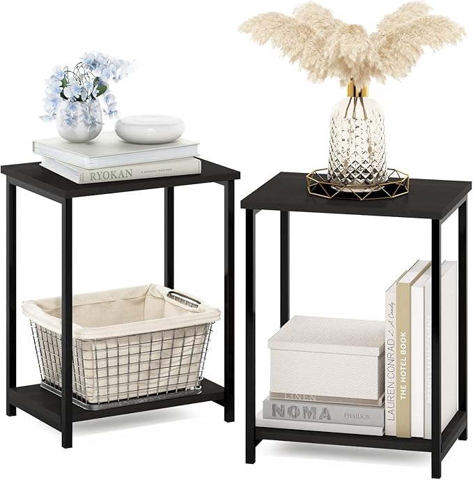 Furinno Simplistic Metal Frame End Table - Image 4