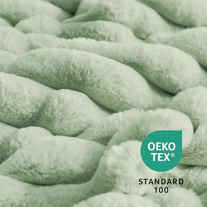 Amélie Home Faux Fur Throw Blanket - Image 8