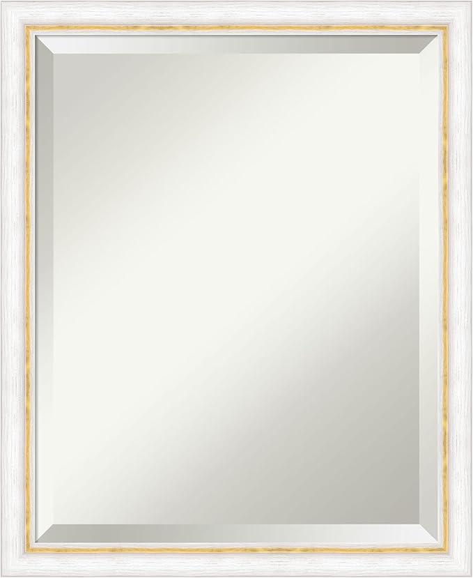 Amanti Art White Bathroom Mirror by AmantiArt