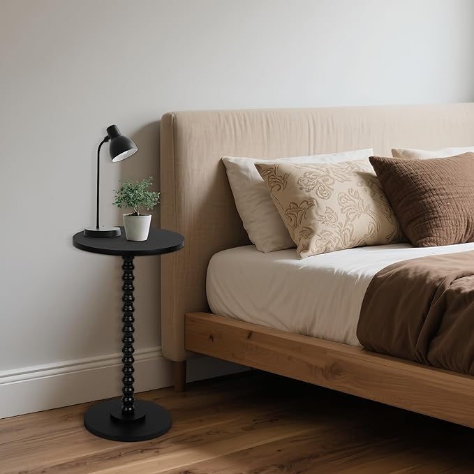 Round Side Table, Small End Table - Image 8