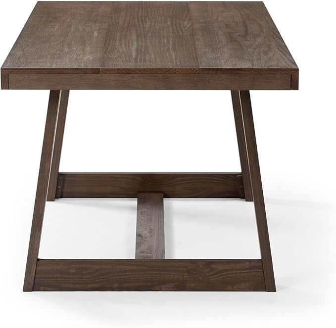 Plank+Beam 72 Inch Farmhouse Dining Table, Solid Wood Rustic Kitchen Table - Image 4