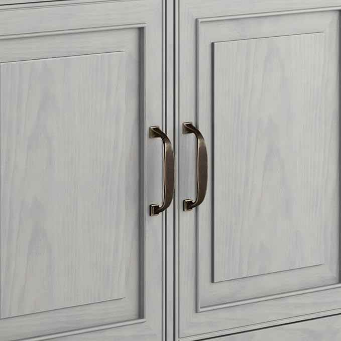 SIMPLIHOME Connaught 40-inch Wide Solid Wood Storage Cabinet in Fog Grey - Image 10