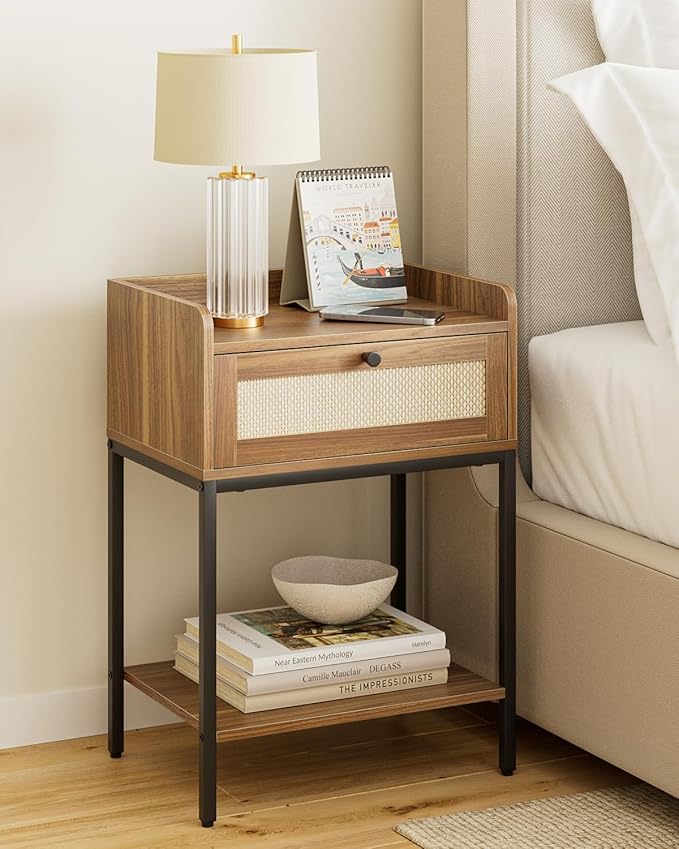 Nightstand, 3-Tier Modern Night Stand, Bedside Table - Image 5