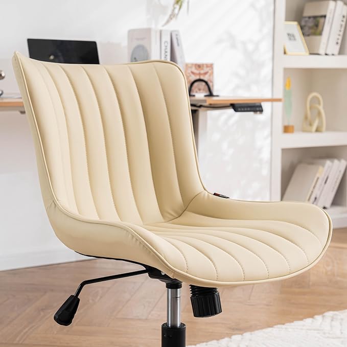 YOUNIKE Beige Home Office Desk Chair - Image 5