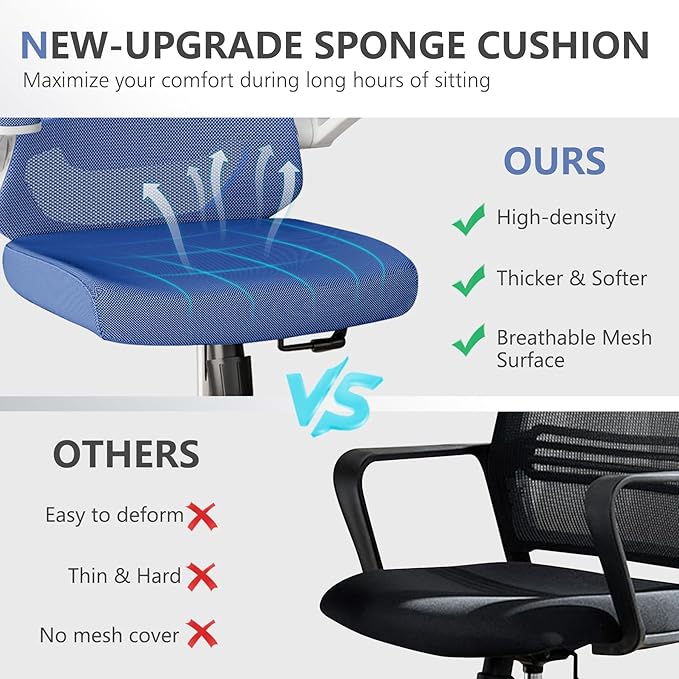 Office Chair, Ergonomic Comfy Home Desk Chair - Image 7