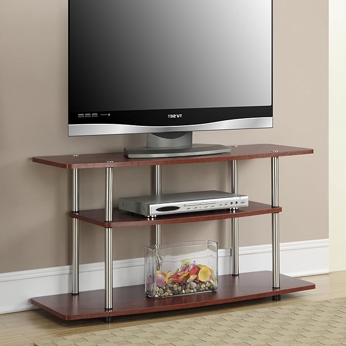 Convenience Concepts Designs2Go No Tools 3-Tier Wide Stand 42" Entertainment - Image 2