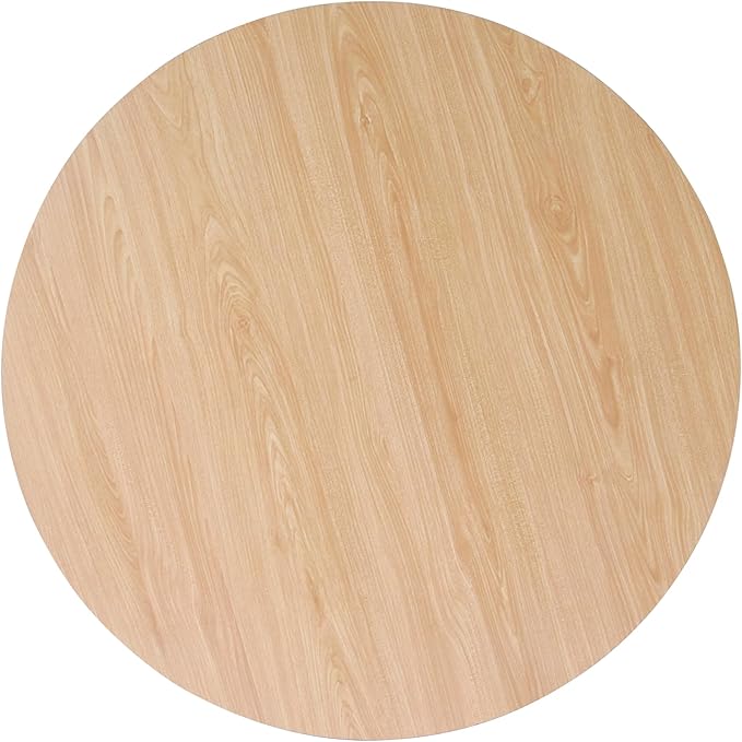 HomePop Storage Ottoman with Wood Grain Top - Image 7