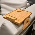 Couch Arm Tray Table Clip on Sofa, Armrest TV Tray Table by NAVREX