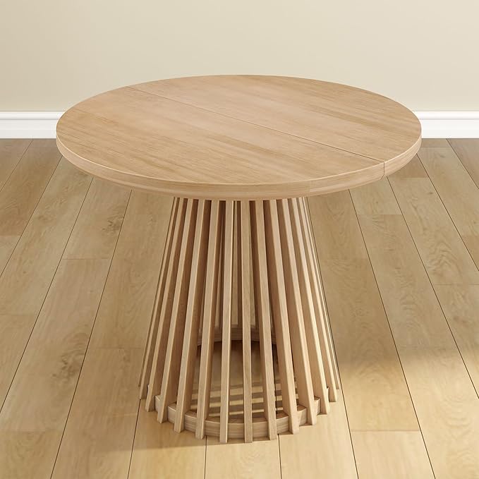 Plank+Beam Lido Round Dining Table, Minimalist Kitchen Table - Image 7