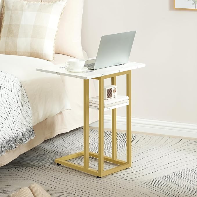HOOBRO Foldable End Table, Small Snack Table Suitable - Image 5