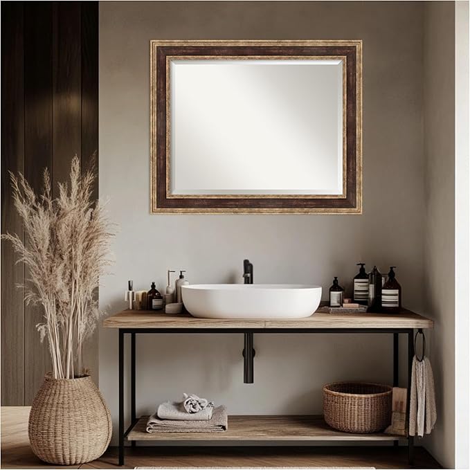 Amanti Art Bronze Bathroom Mirror - Image 7