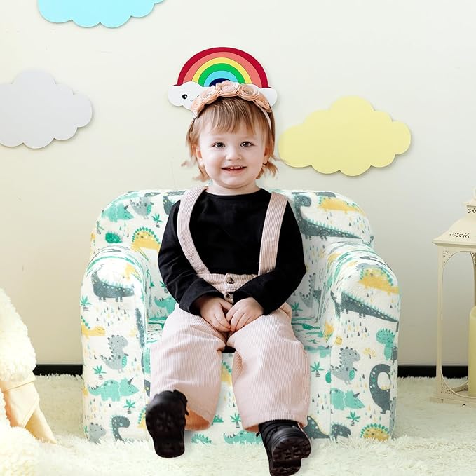 ALIMORDEN Kids Ultra-Soft Snuggle Foam Filled Chair, Single Cuddly Sofa - Image 4