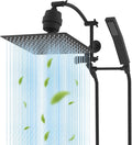 Hibbent All Metal 12'' Filtered Rainfall Shower Head by Hibbent