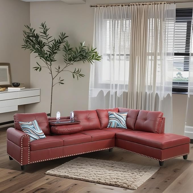 L-Shaped Sectional Sofa, Modern Sectional Couches Home Sofas - Image 3