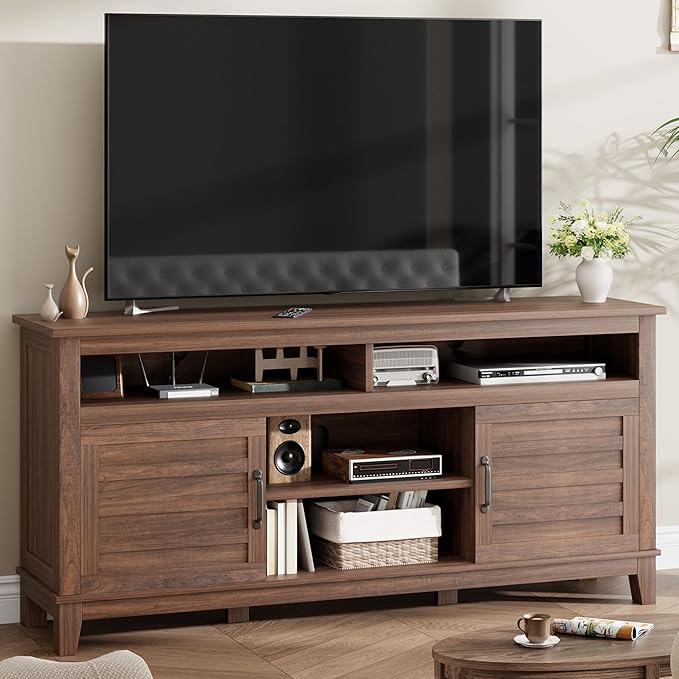 GarveeHome TV Stand for 63 in, Entertainment Center by GarveeHome