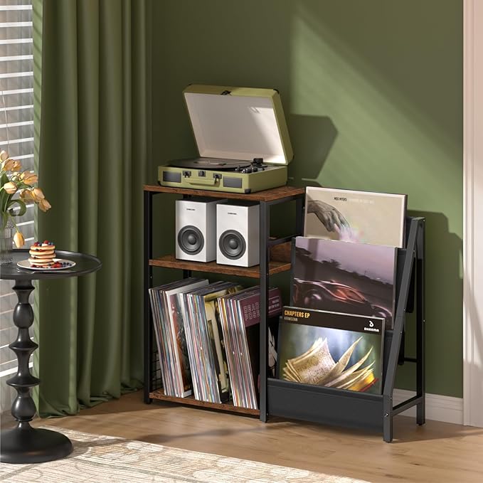 LELELINKY Record Player Stand - Image 2