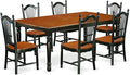 East West Furniture DOVE7-BCH-W 7 Piece Modern Dining Table Set Consist of a by EastWestFurniture