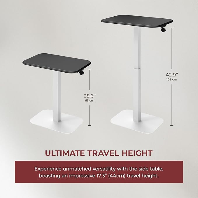 Ergohome™ ELEVANCE Table™ Height Adjustable Side Table - Image 3