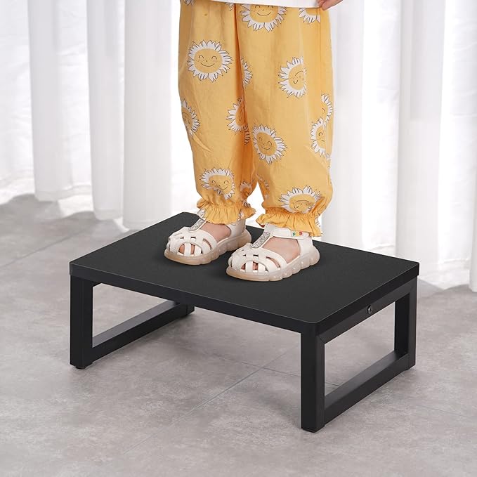Snughome Wooden Step Stools for Adults Kids, Solid Portable Wooden Bedside Step - Image 8