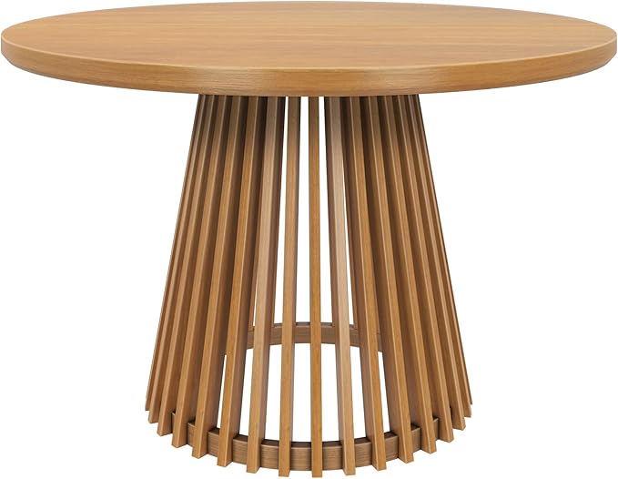 Plank+Beam Lido Round Dining Table, Minimalist Kitchen Table - Image 3