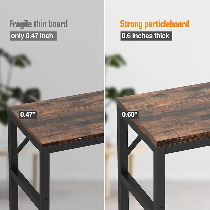 Narrow Console Table, 29.5" Entryway Table - Image 5