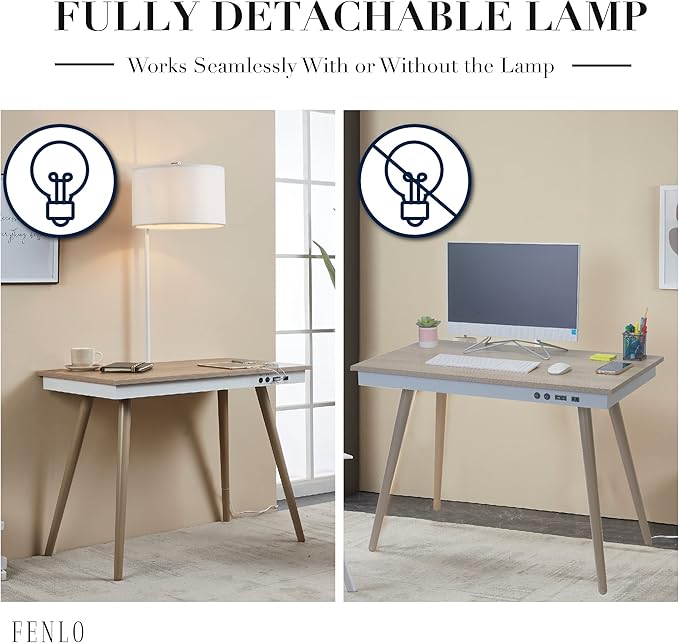 FENLO Future 39" Mid Century Desk - Image 5