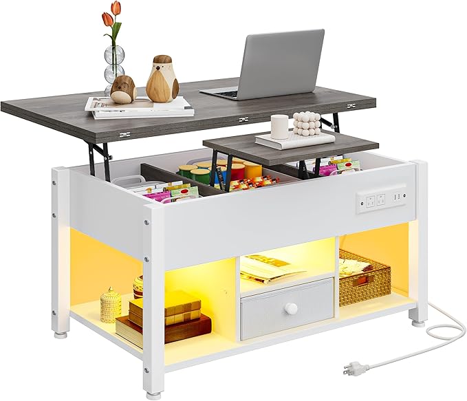 YITAHOME 4-in-1 Lift Top Coffee Table by YITAHOME