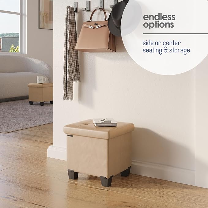 STORAGEBUD Storage Ottoman Cube - Image 6