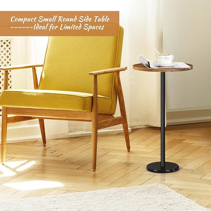 smusei Drink Table Small Side Table - Image 5