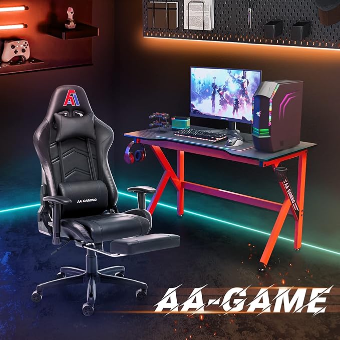 AA Products Gaming Chair Ergonomic High Back Computer Racing Chair Adjustable - Image 7