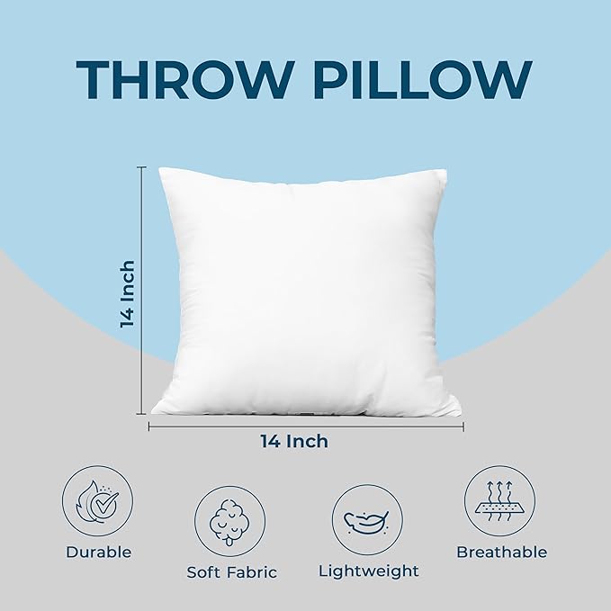 Utopia Bedding Throw Pillows, 14 x 14 Inches Pillows - Image 4