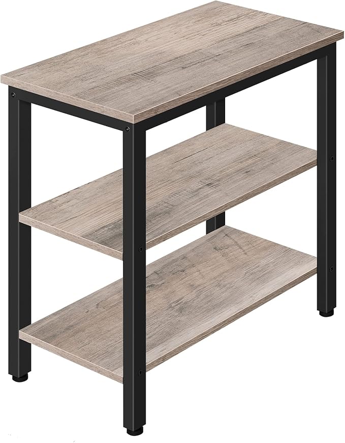HOOBRO End Table, Simple Rustic Side Table by HOOBRO
