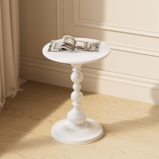 Metal Round Side Table, Small Drink Table - Image 7