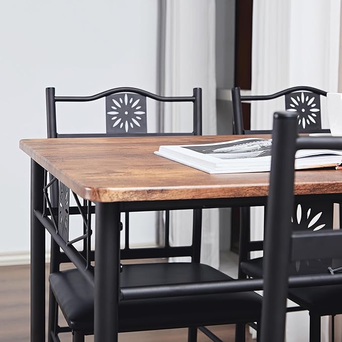 VECELO Kitchen Dining Room Table Sets - Image 4
