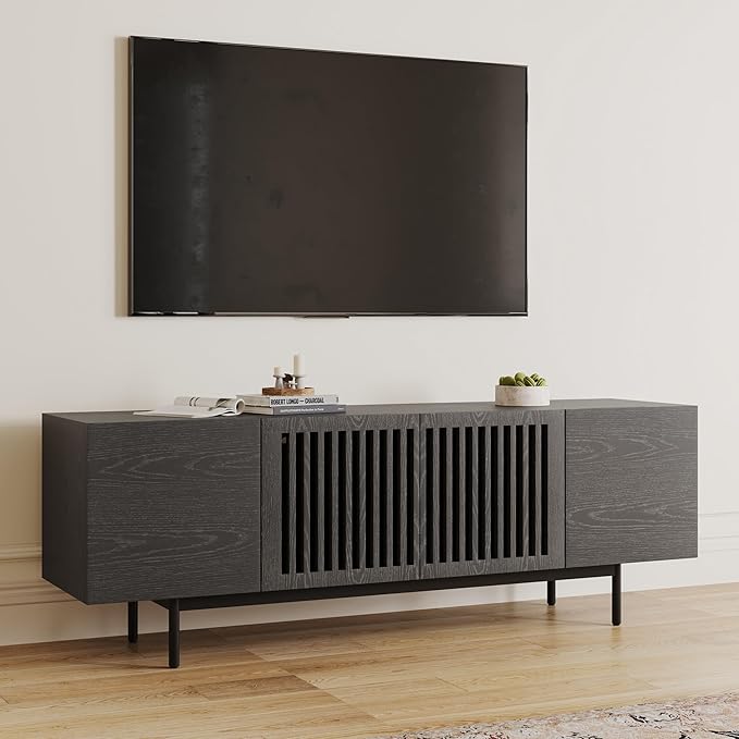 POVISON Full Assembled Mid-Century Modern TV Stand by POVISON