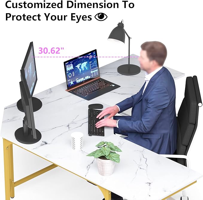 Teraves Modern L Shaped Desk - Image 6