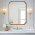 WallBeyond 30" x 40" Rounded Corner Arch Wall Mirror by WallBeyond