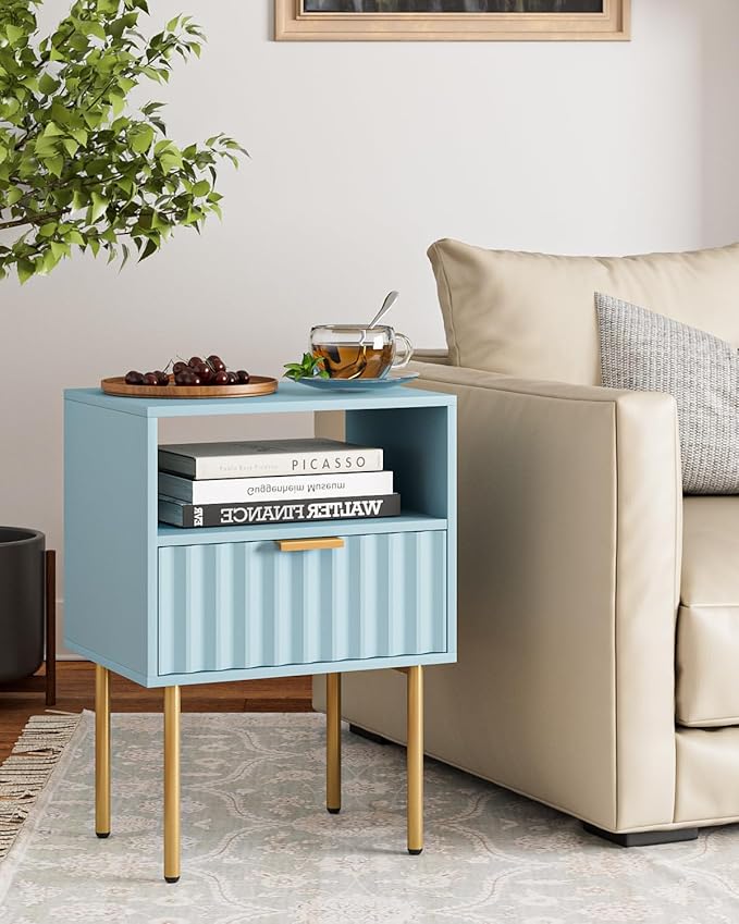 Nightstand, Modern Bedside Table - Image 6