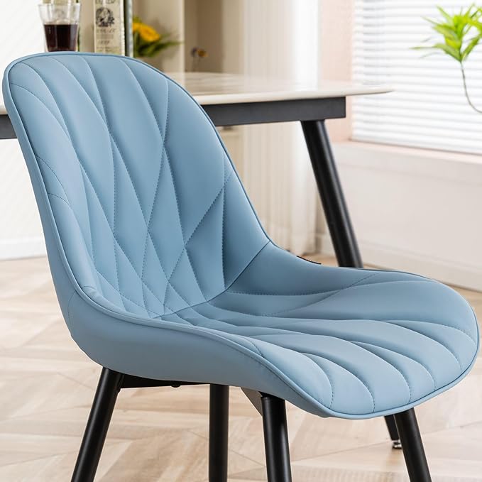 Rowill Dining Chairs Set of 2 Modern Kitchen Chairs - Image 7