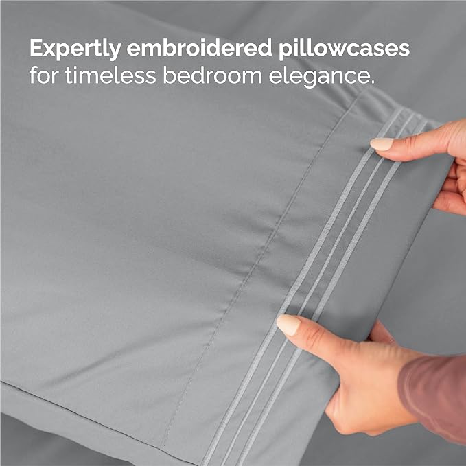 Split King Size 5 Piece Sheet Set - Image 6