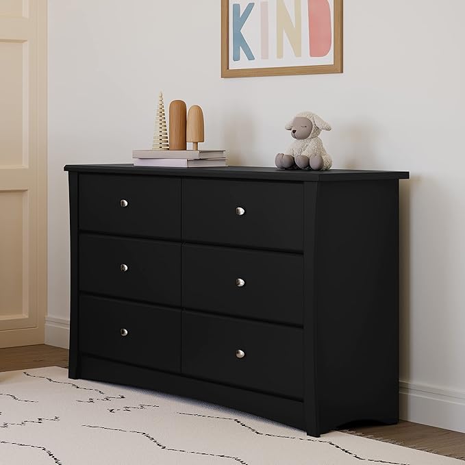 Storkcraft Crescent 6 Drawer Bedroom Dresser – GREENGUARD Gold Certified - Image 2