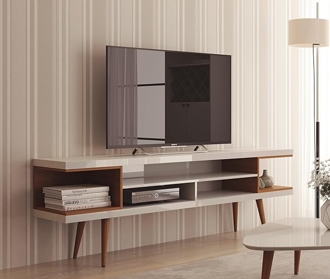 Manhattan Comfort Utopia Collection Mid Century Modern TV Stand - Image 2