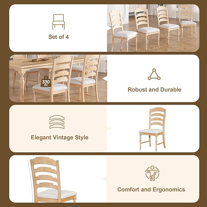 Ball & Cast 9-Piece 82.7inch Extendable Dining Table Set - Image 3