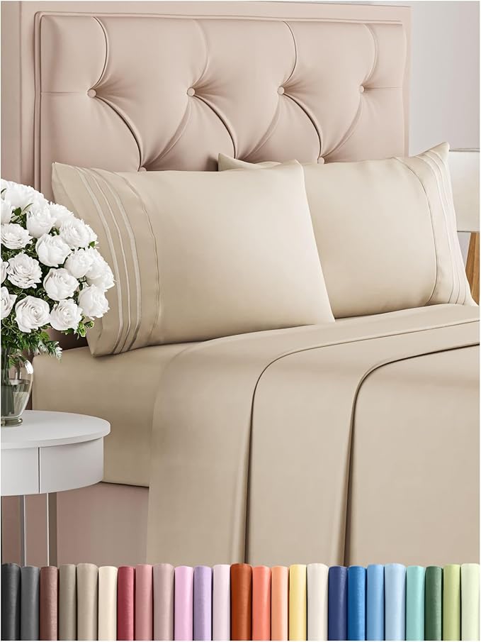King Size 4 Piece Sheet Set by CGKUnlimited
