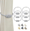 BEL AVENIR Magnetic Curtain Tiebacks, Decorative Drapery Holdbacks Modern Woven by BELAVENIR