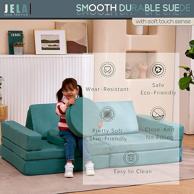 jela Kids Play Couch Extended Size 10PCS - Image 5