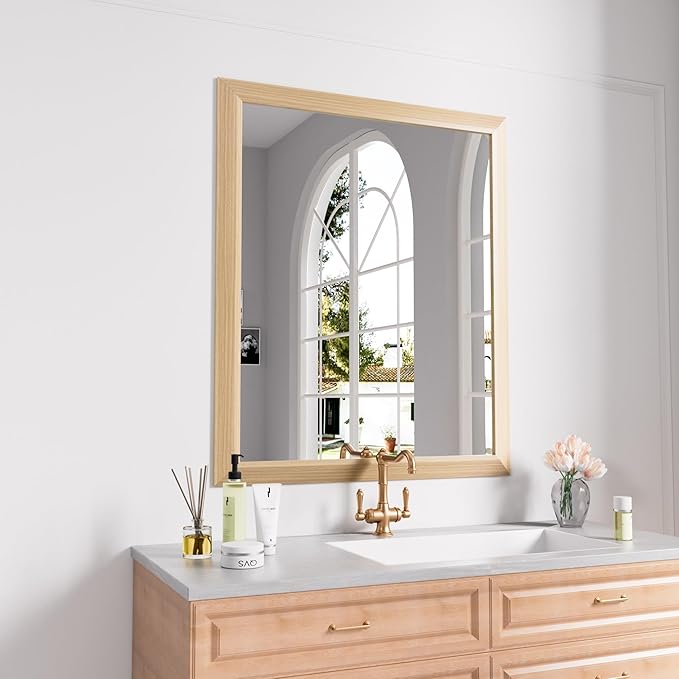 Amorho 36 X30 Inch Bathroom Mirror by Amorho