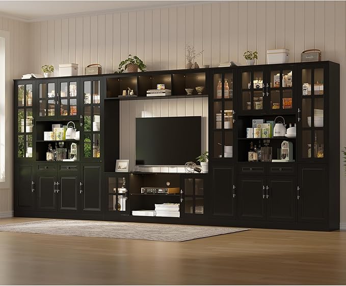 4-Piece Wall Unit TV Stand by MEISSALIVVE