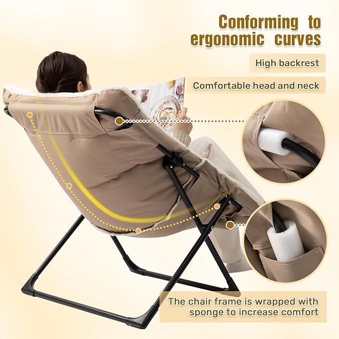HollyHOME X-Large Saucer Chair - Image 5