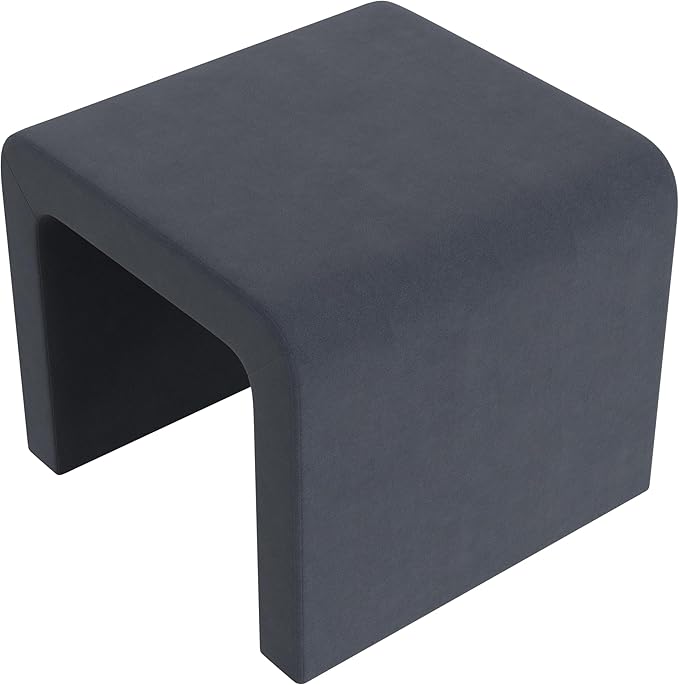 HomePop Modern Arch Velvet Ottoman Home Décor|Ottoman - Image 5
